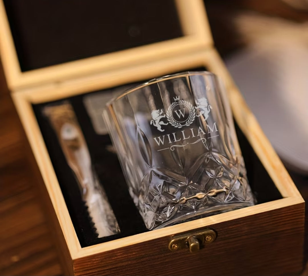Kit Copo de Whisky Personalizado