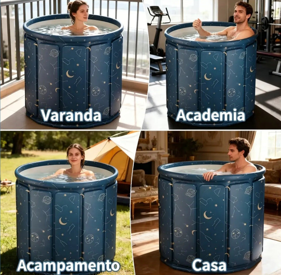 Banheira Relax™ — Portátil & Dobrável