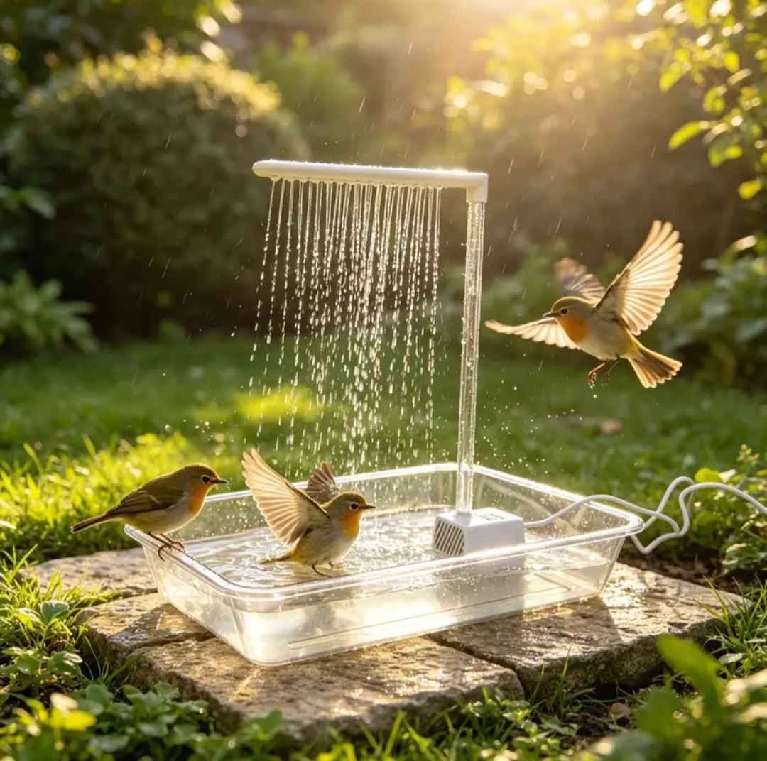 Bird Shower™ — Banheira Automática para Pássaros