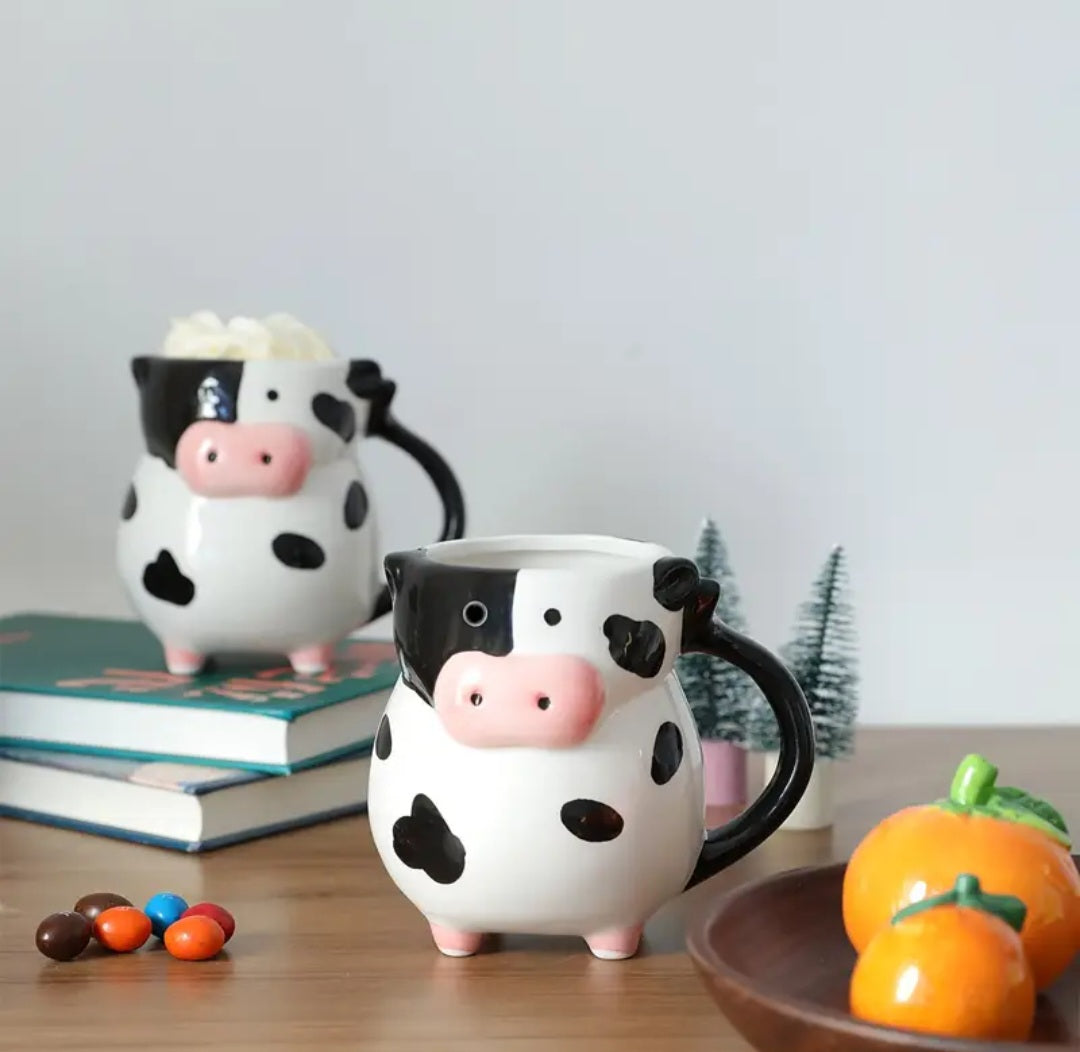 Moo Cup™ — Caneca de Cerâmica Vaca