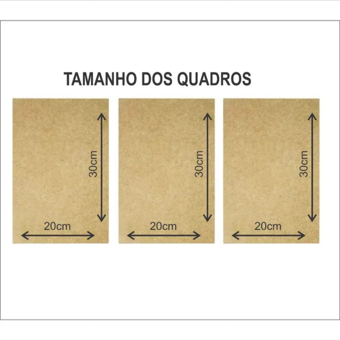 Conjunto Quadros LionFamily™