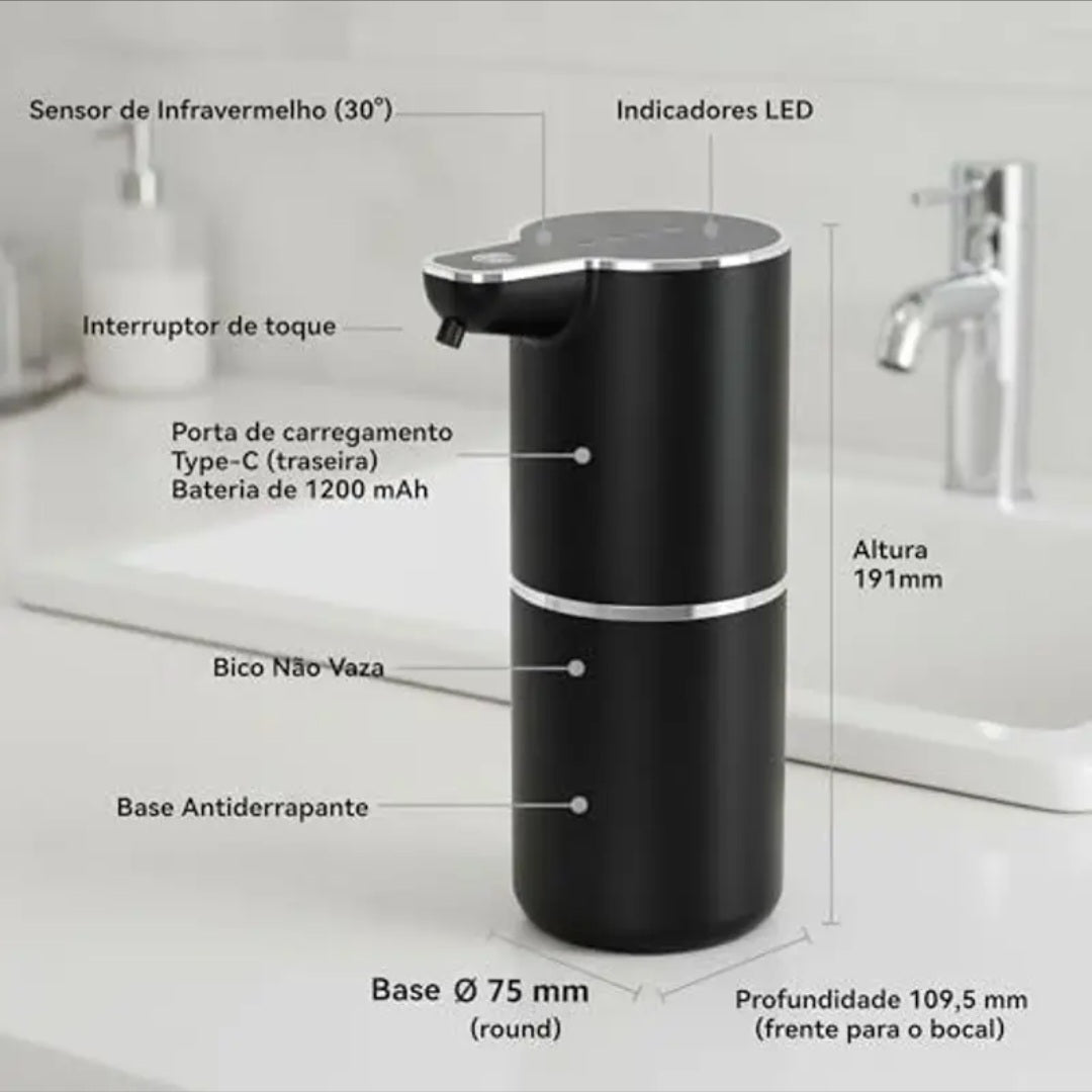 Saboneteira Sensor AutoClean™