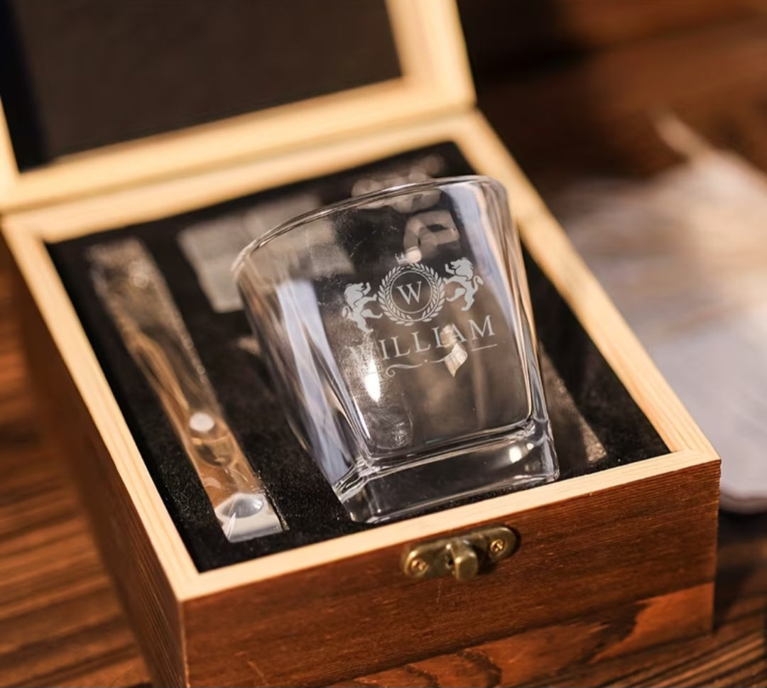 Kit Copo de Whisky Personalizado