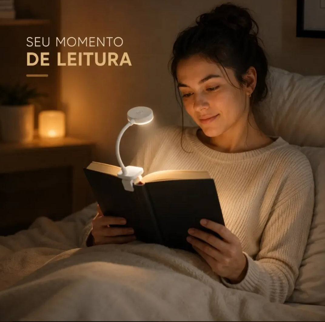 BookLight™ — Luminária de Leitura de Página