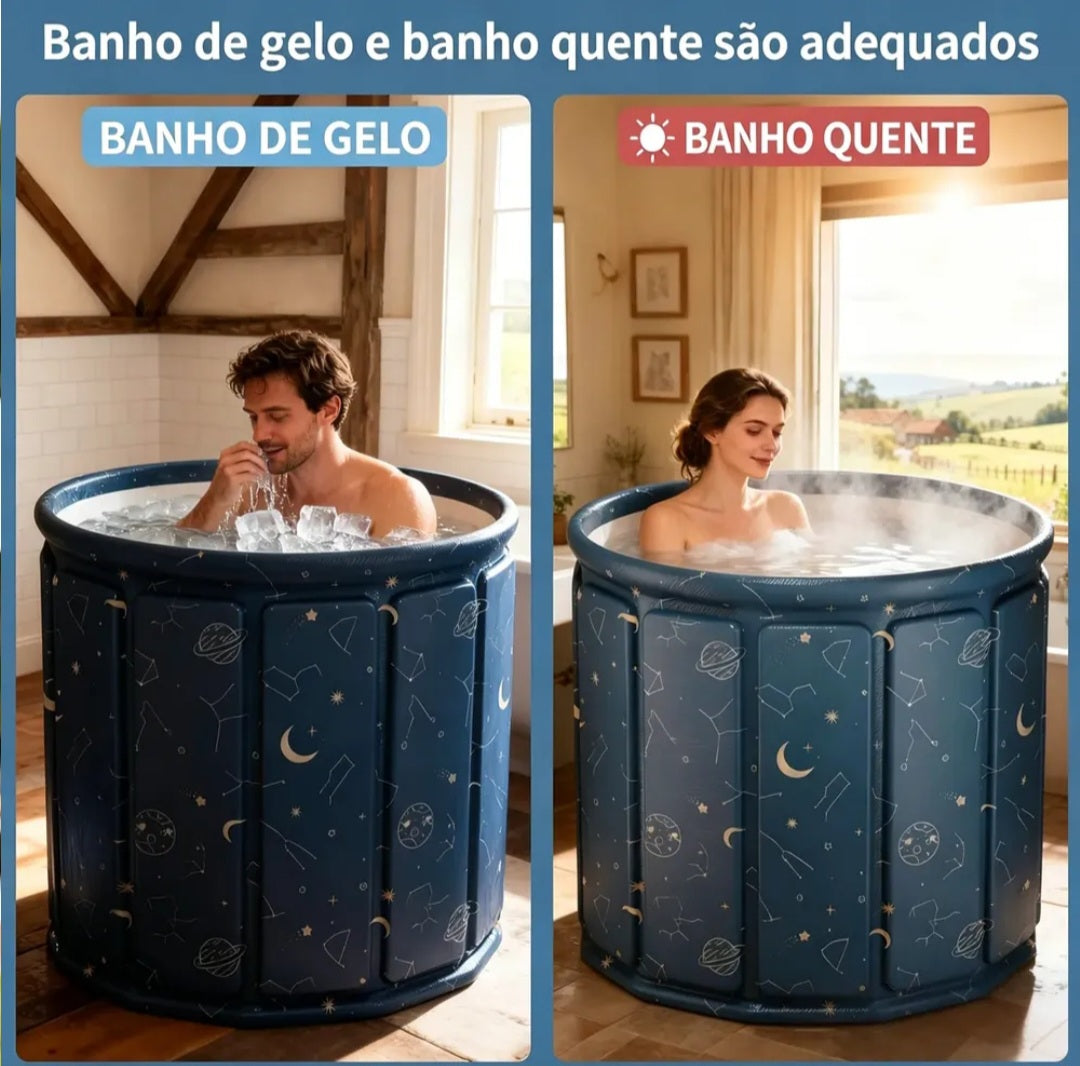 Banheira Relax™ — Portátil & Dobrável