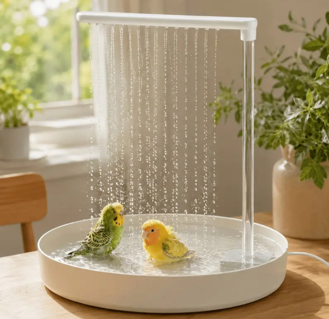 Bird Shower™ — Banheira Automática para Pássaros